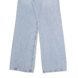 GARAGE DENIM Womens Jeans Blue Regular Wide-Leg Denim Light W24 L31 Classic Zip