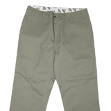 BEN DAVIS Mens Cotton Blend Beige Regular Fit Straight Leg Trousers W40 L30