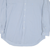 RALPH LAUREN Mens Blue & White Check Shirt XL Classic Fit Button Front Casual