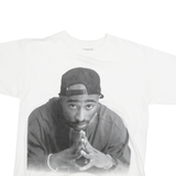 CHEMISTRY Mens White Graphic T-Shirt L Short Sleeve Crew Neck Cotton Print