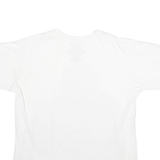 CHEMISTRY Mens White Graphic T-Shirt L Short Sleeve Crew Neck Cotton Print