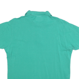 LACOSTE Mens Green Short Sleeve Plain Polo Shirt M Cotton Blend Classic