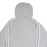 NIKE Womens Grey Hoodie L Cotton Blend Pullover Hooded Sweatshirt