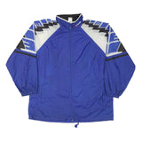 ERIMA Mens Blue Geometric Track Jacket XL Polyester Blend Zip