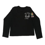 C'N'C Long Sleeve T-Shirt - 2XL Black Cotton