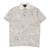 Leonard Leonard Polo Shirt - Large Blue Cotton