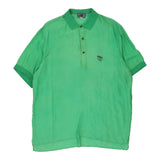 Jaks By Ferre Polo Shirt - Large Green Silk