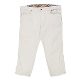 Burberry London Trousers - 44W White Cotton