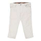 Burberry London Trousers - 44W White Cotton