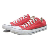 CONVERSE Chuck Taylor All Star Womens Lace-Up Trainers Red Canvas UK 5 Classic
