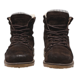 SNEAKY STEVE Lace-Up Boots Brown Leather Mens UK 7