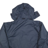 DICKIES Mens Navy Blue Outdoor Jacket M Polyester Blend Zip Hooded Plain