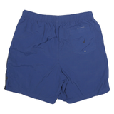 NAUTICA Mens Shorts Blue & Black Casual XL W30 Polyester Blend Swimwear