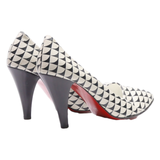 GOBY Pump Heels White Leather Womens UK 7