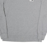 THE NORTH FACE Mens Grey Sweatshirt Crew Neck L Logo Patch Casual Pullover