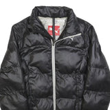 PUMA Womens Black Jacket UK 8 Polyester Blend Classic Zip Puffer Sportswear