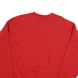 LEE Mens Red Fresno State Crew Neck XL Bulldogs Cotton Sweatshirt
