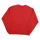 LEE Mens Red Fresno State Crew Neck XL Bulldogs Cotton Sweatshirt