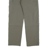 SHERPA Mens Cotton Blend Beige Regular Fit Straight Trousers W34 L32 Outdoor