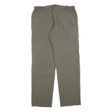 SHERPA Mens Cotton Blend Beige Regular Fit Straight Trousers W34 L32 Outdoor