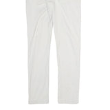 CALVIN KLEIN JEANS Womens Cotton Blend White Slim Skinny Trousers W28 L27