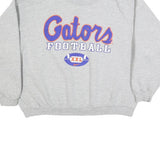 NIKE Mens Grey Gators Football Crew Neck XL Sweatshirt Cotton Blend Pullover