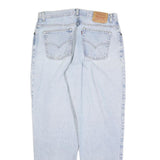 LEVI'S Womens 550 Tapered Relaxed Fit Blue Denim Cotton Blend W34 L32 Classic