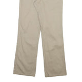 DICKIES Mens Cotton Blend Beige Regular Fit Straight Leg Trousers W30 L29 Casual