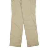 CARHARTT Womens Cotton Blend Beige Regular Fit Straight Leg Trousers W30 L32
