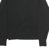 THE NORTH FACE Womens Black Sweatshirt Crew Neck S Logo Printed Cotton Pullover