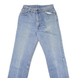 LEVI'S Mens Regular Fit Blue Denim Jeans W28 L32 Zip Pocket