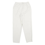 MADIE'S FASHION Womens Cotton Blend White Regular Fit Straight Leg Trousers W26