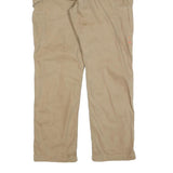 CARHARTT Mens Relaxed Relaxed Beige Workwear Trousers W36 L32 Durable Cotton