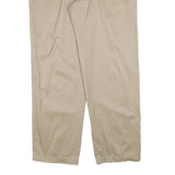 DOCKERS Mens Cotton Blend Beige Regular Straight Trousers W40 L34 Casual Comfort