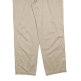 DOCKERS Mens Cotton Blend Beige Regular Straight Trousers W40 L34 Casual Comfort