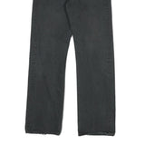 LEVI'S 501 Mens Jeans Black Regular Straight Denim Raw W30 L32 Classic Button