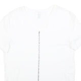 ESCADA SPORT Womens White V-Neck Short Sleeve T-Shirt XS Cotton Blend