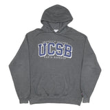 CHAMPION Mens Grey University Of California UCSB Hoodie XL Cotton Blend Casual