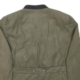 JUPITER Mens Green Button Jacket XL Polyester Blend Plain Classic Fit Stylish