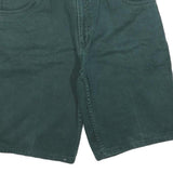 CREATION FANTASTICA Mens Shorts Green Casual Cotton Blend M W32 Relaxed Fit