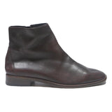 DKNY Womens Brown Leather Ankle Boots UK 6 Classic Zip Side Comfort Casual