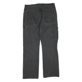 DICKIES Mens Regular Fit Black Denim Jeans W36 L32 Durable Workwear Pants