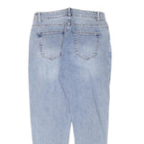 Womens Slim Light Blue Denim Jeans Cotton Blend Zip W28 L24 Stylish Casual Wear