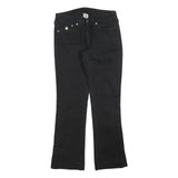 TRUE RELIGION Womens Black Slim Straight Denim Medium W29 L30 Jeans Classic Fit