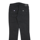 TRUE RELIGION Womens Black Slim Straight Denim Medium W29 L30 Jeans Classic Fit