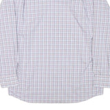 TOMMY HILFIGER Mens White & Pink Check Shirt M Classic Fit Button-Down Collar