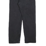 LEVI'S 501 Mens Jeans Black Regular Straight Denim Medium W34 L27 Classic Button