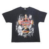 WWE Mens Black Raw John Cena Triple H Graphic T-Shirt XL Short Sleeve Wrestling