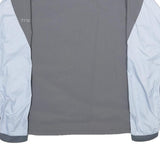 COLUMBIA Womens Light Blue & Grey Titanium Zip Jacket M Polyester Blend Outdoor