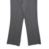 BESTN Womens Grey Regular Fit Straight Leg Trousers W28 L27 Stylish Pocket